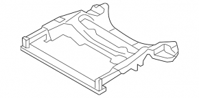 Grila frontala Infiniti G25 G35 G37 4d 06-14 rwd aluminiu