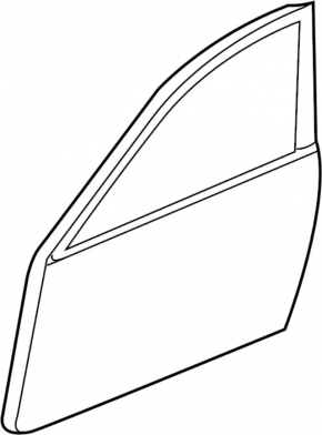 Дверь голая передняя левая Infiniti FX35 FX45 03-05