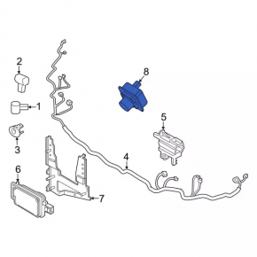 Камера передняя Ford Escape MK4 23-