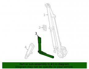 Натяжитель пассажирского ремня безопасности Chevrolet Volt 16- фишка черная, черный