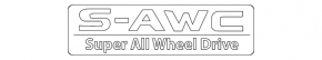 Эмблема надпись S-Awc двери багажника Mitsubishi Outlander 10-13