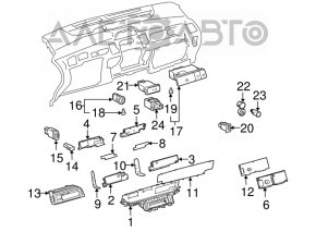 Кнопка паркинга Toyota Prius 20 04-09