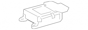 Модуль srs airbag компьютер подушек безопасности Lexus RX450h 20-22