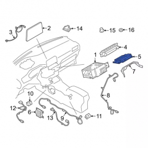 Компьютер навигации Ford Escape MK4 20-22