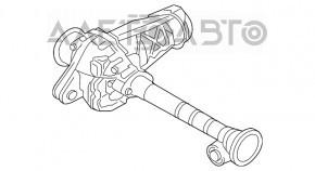 Передний редуктор Porsche Cayenne 958 11-17 79к, порван 1 С/Б, потрескан 1 С/Б
