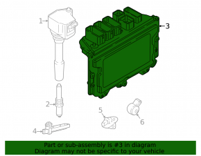 Блок ECU компьютер двигателя BMW X1 F48 16-18 B46