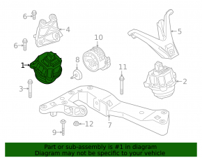 Подушка двигателя правая BMW X7 G07 19-22 N63