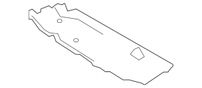 Protecția fundului dreapta pentru Audi Q7 16- 2.0T, 3.0T, nou, original
