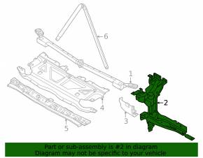 Окуляр фары левый BMW 2 G42 22-26 M2