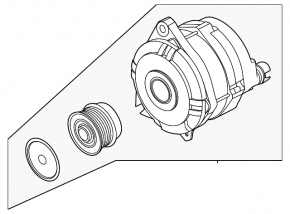 Генератор Ford Explorer 20-24 3.0T