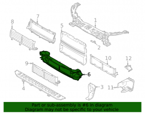 Deflector inferior radiator pentru Land Rover Discovery Sport 2020-23, 2.0