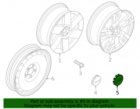 Capac central pentru disc Mini Cooper 25-26 JCW, pachet, pentru R20