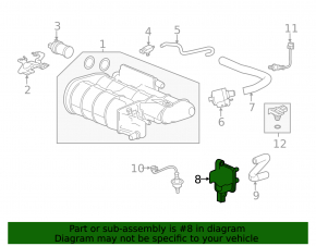 Соленоид вакуумный Honda CRV 17-19 2.4
