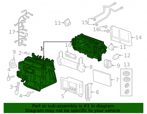 Печка в сборе Audi E-Tron 19-23