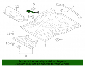Кронштейн защиты двигателя BMW 3 F30 12-18