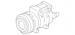 Компрессор кондиционера Subaru b9 Tribeca 06-07