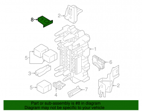 Speaker Unit Control Module Unit Nissan Leaf 11-17