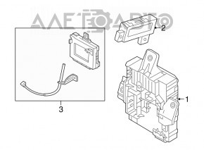 BODY CONTROL MODULE Hyundai Sonata 15-16