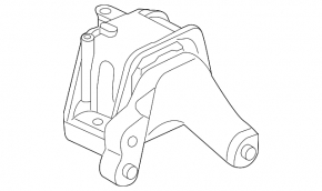 Подушка двигателя правая VW Beetle 12-14 2.5