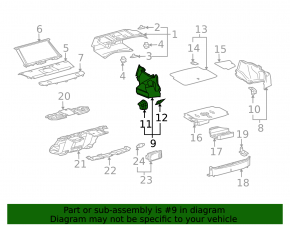 Capotă arc stânga Lexus GS450h 06-11 neagră