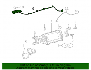 Antenă GPS Toyota Prius 30 10-15