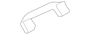 Ручка потолка передняя левая Mercedes H247 GLA 20-26 черная