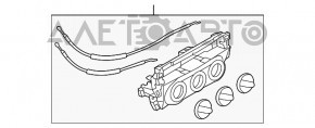 Управление климат-контролем Mazda 3 14-16 BM дорест manual