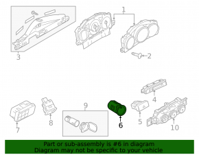 Кнопка start-stop Mazda 6 14-21