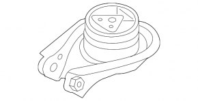 Подушка двигателя задняя Mazda3 2.3 03-08
