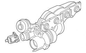 Турбина BMW X3 F25 13-17 2.0T 119к