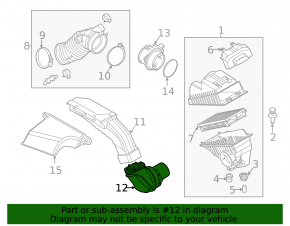 Воздуховод на фильтр Hyundai Tucson 22-26 2.5