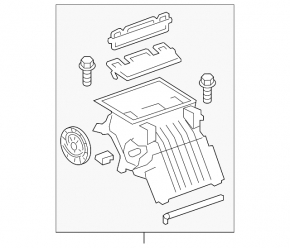 Печка в сборе Chevrolet Trax 15-22