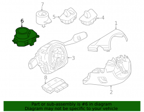 Кнопка Start-Stop BMW 5 F10 11-16 без Stop-Go