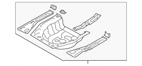 Корыто багажника Hyundai Elantra AD 17-20