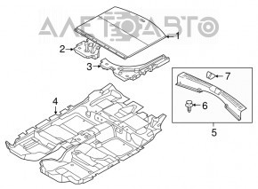 Пол багажника Mazda CX-5 13-14 черн