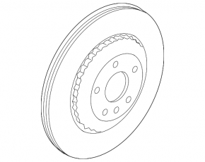 Disc de frână spate stânga pentru Land Rover Discovery Sport 20-25 325/20mm
