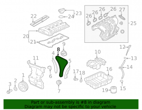 Цепь ГРМ Mitsubishi Outlander Sport ASX 11-24