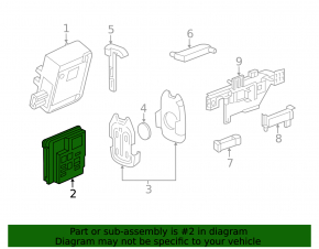 Keyless Entry Module Chevrolet Equinox 18-24
