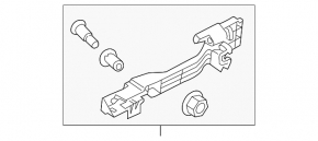 Механизм ручки двери передней правой Honda CRV 17-22