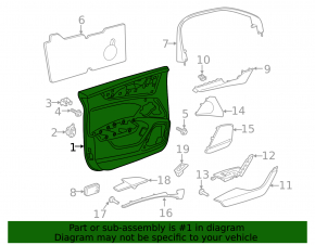 Ornamente ușă față dreapta Audi A6 C8 19-24 gri deschis, inserție piele gri deschis, cotiera piele gri deschis, partea superioară piele gri închis, ornament cromat cu iluminare din spate, Bang & Oluf,