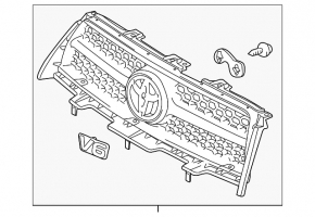 Решетка радиатора grill Toyota Rav4 06-12