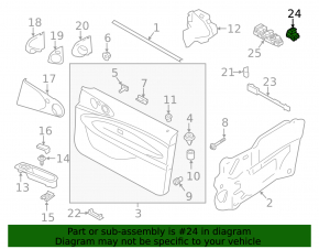 Управление стеклоподъемником передним левым Mini Cooper F56 3d 14-15