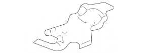 Protectie amortizor Lexus RX400h 06-09 nou original