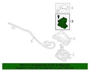 Ручка КПП Audi A5 F5 18-19 с верхней накладкой серой