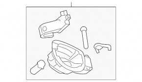 Корпус лючка бензобака Chevrolet Cruze 11-16