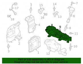 Крепление катушек зажигания Ford Escape MK3 13-16 1.6T