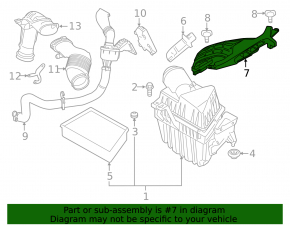 Воздухоприемник Land Rover Range Rover Evoque 12-17 2.0