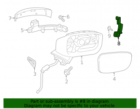 Камера бокового зеркала правая Mazda CX-5 23-25