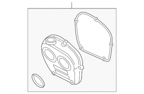 Передняя крышка двигателя VW Tiguan 18-24