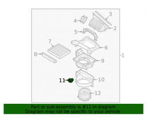 Резистор печки Kia Niro 23-26 HEV, PHEV